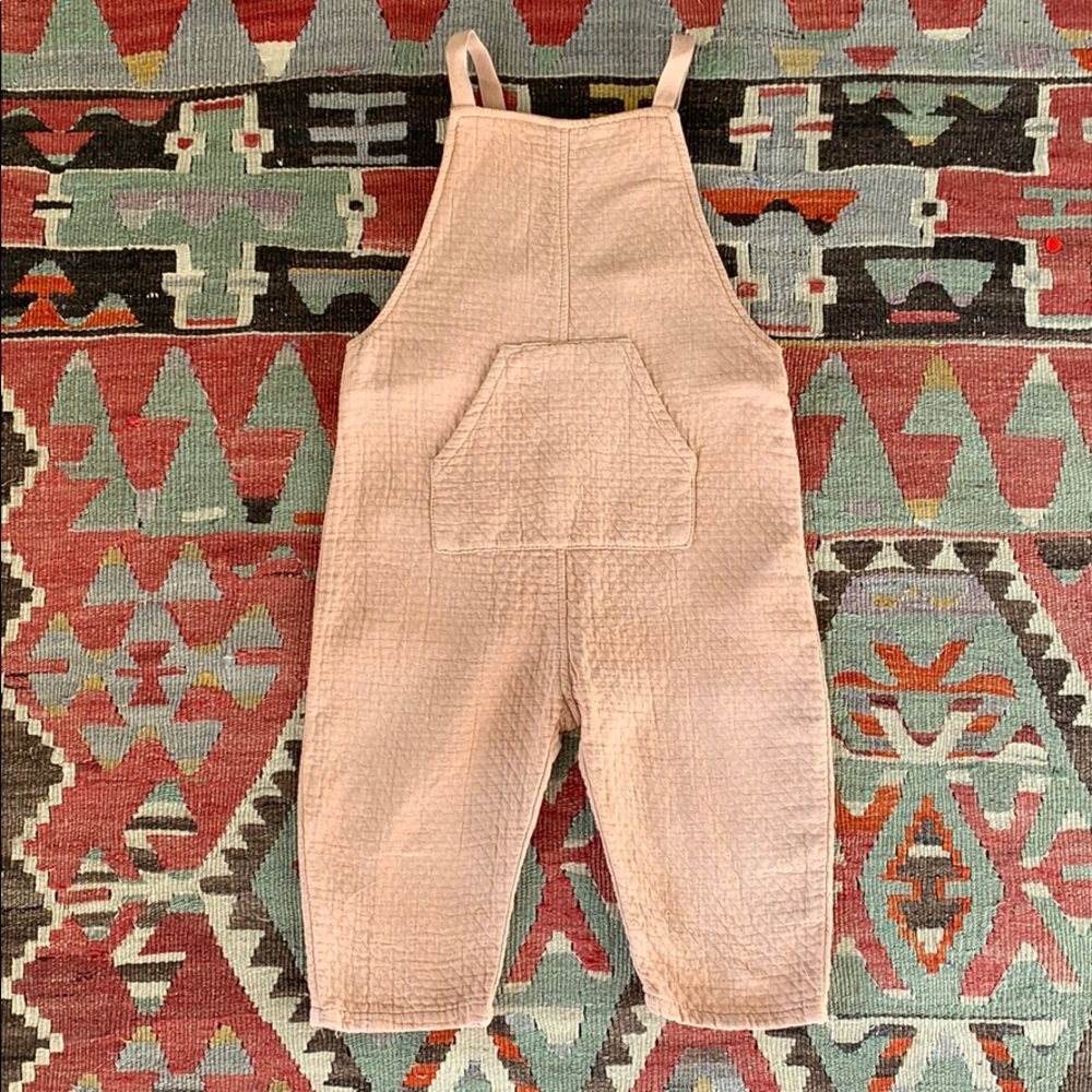 Little girls Zara overalls